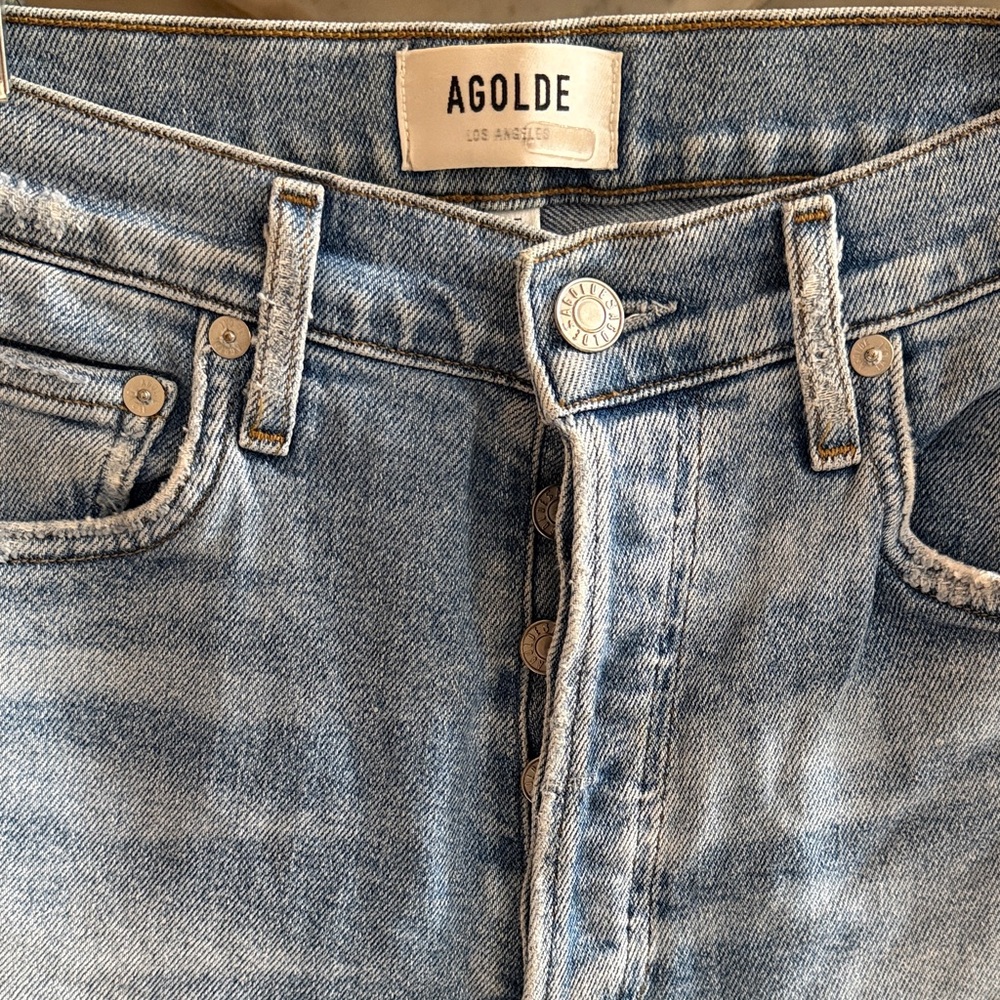Agolde Light Blue High Rise Jeans